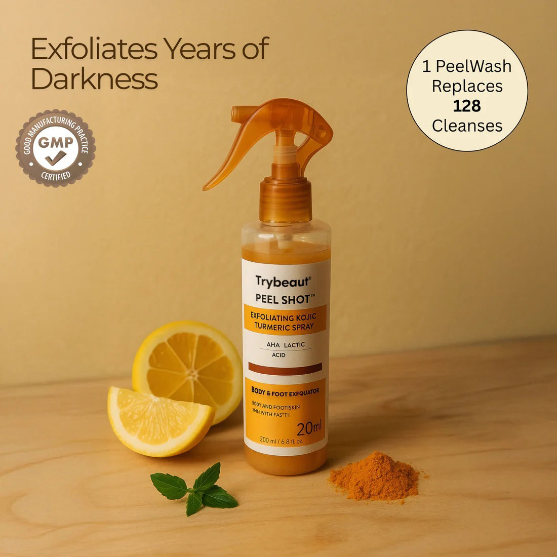 Turmeric + Kojic Acid: Fade Dark Spots Fast